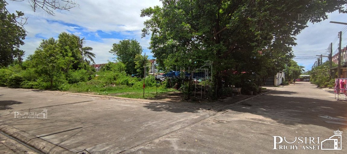 ที่สวย 186.6 วา สะดวกติดถนน 3 ด้าน ในซอยค่ายกำแพงเพชร ใกล้เศรษฐกิจ  พุทธสาคร
