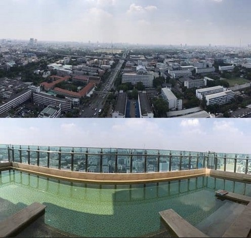 ขาย คอนโด The Address Phayathai ห้องมุม ตกแต่งครบ ทำเลใจกลางเมือง ใกล้ BTS พญาไท 300 เมตร  เจ้าของขายเอง