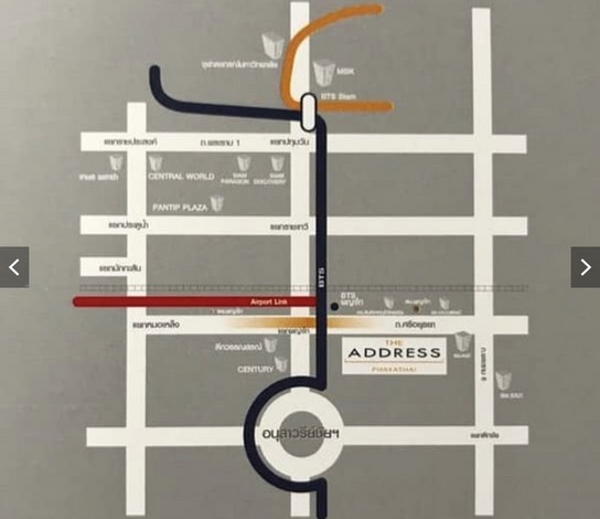 ขาย คอนโด The Address Phayathai ห้องมุม ตกแต่งครบ ทำเลใจกลางเมือง ใกล้ BTS พญาไท 300 เมตร  เจ้าของขายเอง