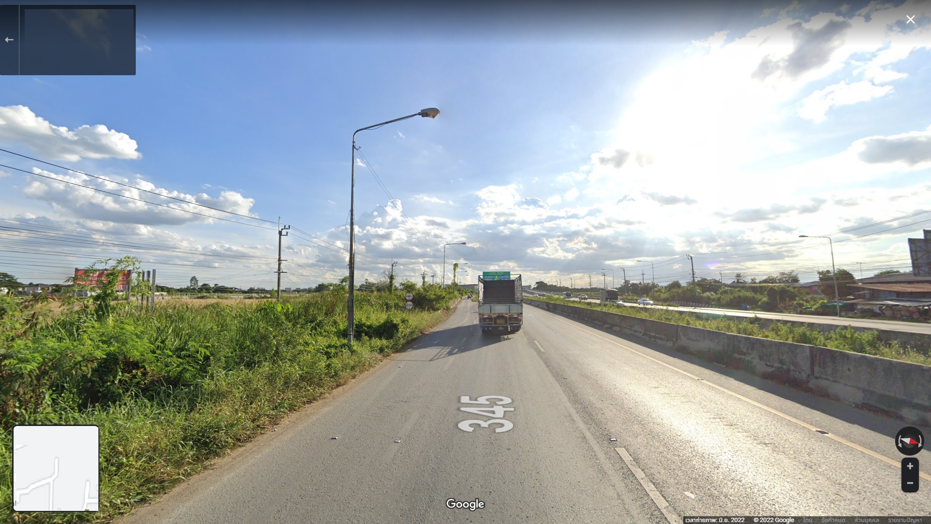 ที่ดินติดถนน345ใกล้ถนนหอการค้า เหมาะทำคอมมูนิตี้มอลล์ ตลาด ปั๊มน้ำมัน หมู่บ้านจัดสรร