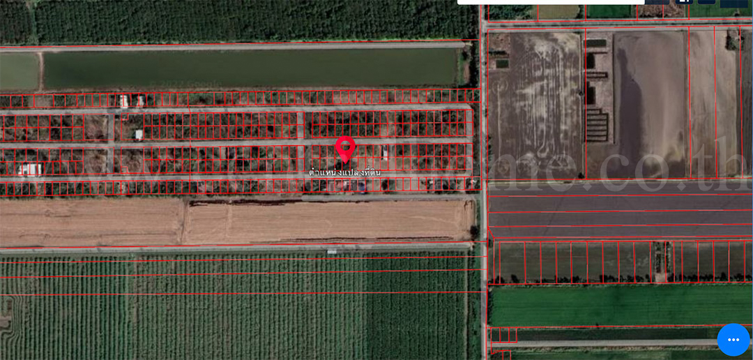 ที่ดิน เนื้อที่ดินติดถนน รังสิต-นครนายก คลอง 10 หนองเสือ
