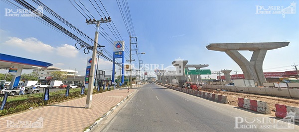 ที่สร้างโรงงาน 5.5 ไร่ โดดเด่นหน้ากว้าง 129 ม. ถมพร้อมสูงกว่าถนน เทรลเลอร์เข้าออกสะดวก ใกล้ถนนเอกชัยเเละพระราม 2 KK5504S
