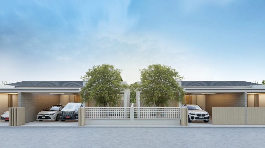 ขายบ้านแฝดพรีเมี่ยม สไตล์มินิมอล์โครงการ MINI MORE by RATTANASUP 