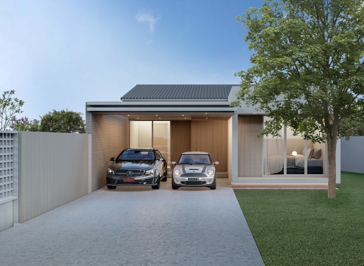 ขายบ้านแฝดพรีเมี่ยม สไตล์มินิมอล์โครงการ MINI MORE by RATTANASUP 