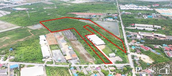 สุดยอดทำเลศักยภาพกับที่สวย 58 ไร่ ใกล้พระราม 2 สีม่วงแท้ เหมาะทำโรงงาน โกดัง และศูนย์กระจายสินค้า - kk3890s