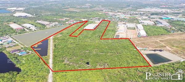 สุดยอดทำเลศักยภาพกับที่สวย 58 ไร่ ใกล้พระราม 2 สีม่วงแท้ เหมาะทำโรงงาน โกดัง และศูนย์กระจายสินค้า - kk3890s