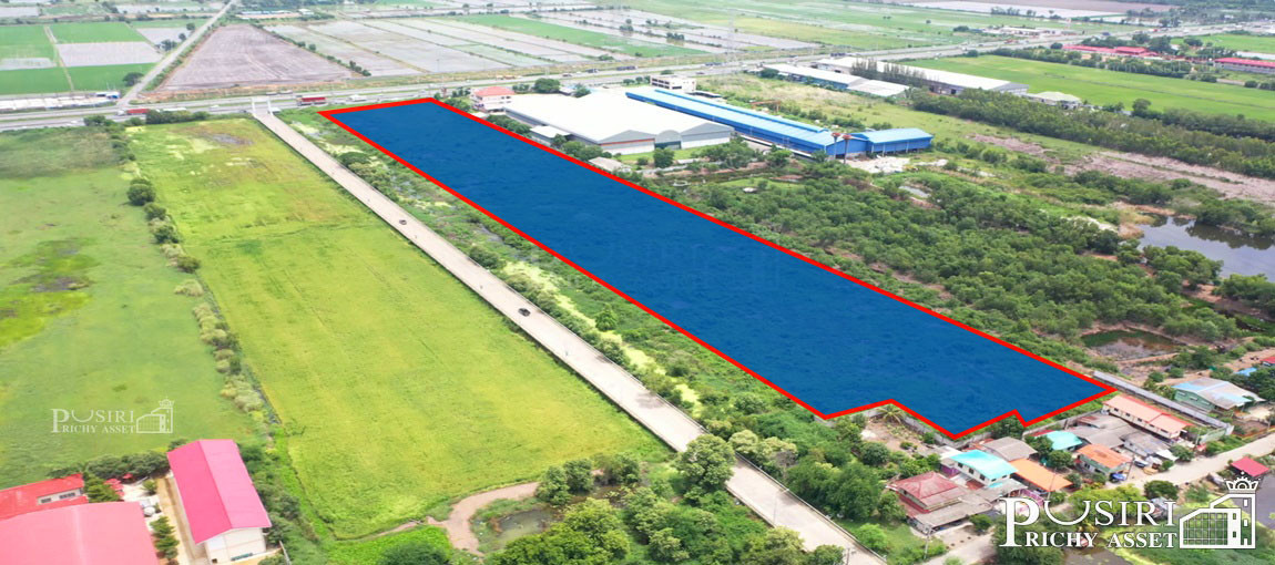 ที่ 25 ไร่ ทำเลดี เด่น เห็นได้ชัด เดินทางสะดวกติดทางคู่ขนานถนนพหลโยธิน-อยุธยา  KK3586S