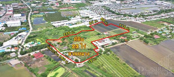 ขายที่ดิน 23ไร่ อนาคตดี ใกล้ตัดใหม่ กัลปพฤกษ์-กระทุ่มแบน พุทธสาคร และเศรษฐกิจ ในราคาที่จับต้องได้ - KK1946S