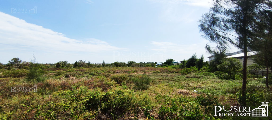 โดดเด่นที่สุด ที่เกือบ 5 ไร่ หน้ากว้าง 148 ม. ถมพร้อมสร้างโรงงาน น้ำไฟครบ เทรลเลอร์ลุยสบาย โซนพันท้าย - พระราม 2 KK5099S
