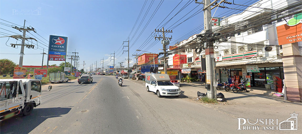 โดดเด่นที่สุด ที่เกือบ 5 ไร่ หน้ากว้าง 148 ม. ถมพร้อมสร้างโรงงาน น้ำไฟครบ เทรลเลอร์ลุยสบาย โซนพันท้าย - พระราม 2 KK5099S