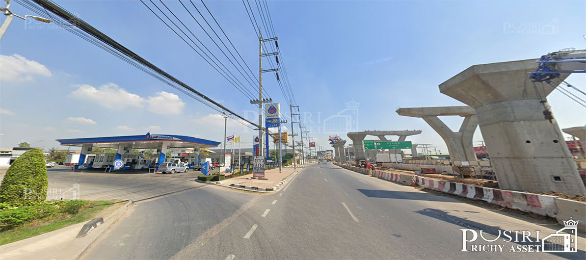 โดดเด่นที่สุด ที่เกือบ 5 ไร่ หน้ากว้าง 148 ม. ถมพร้อมสร้างโรงงาน น้ำไฟครบ เทรลเลอร์ลุยสบาย โซนพันท้าย - พระราม 2 KK5099S