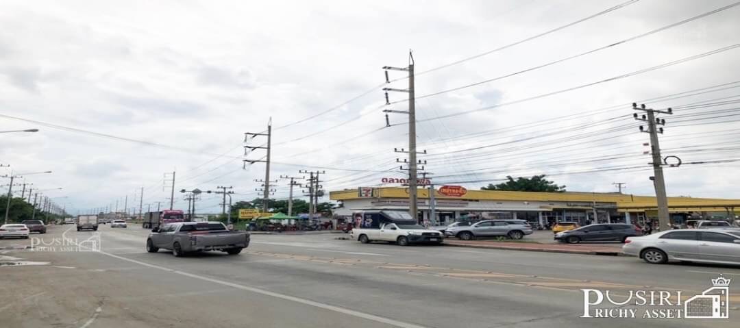 ที่สร้างโรงงานทุกประเภท 66 ไร่ สีม่วง สมุทรสาคร พื้นที่กว้างด้านใน เทรลเลอร์สะดวก ระบายก็สะดวก KK1949S