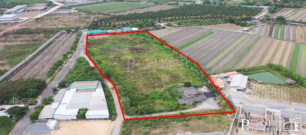 ที่สร้างโรงงานสุดสวยเกือบ 11 ไร่ หน้ากว้างอลังการ 225 เมตร สาธารณูปโภคครบ ใกล้ อบต.ดอนไก่ดี เดินทางบนถนนสายใยรักเพียง 1.4 กม. - KK4018S