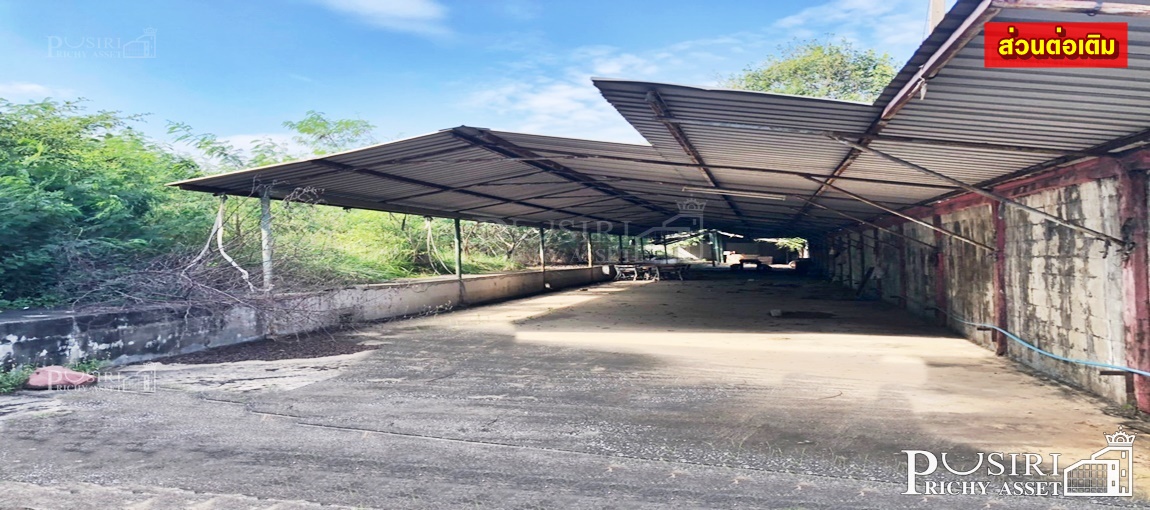 โรงงาน 6 ไร่เศษ พื้นที่สีม่วง พื้นที่ใช้สอย 6,250 ตร.ม. ใบอนุญาตพร้อม+ออฟฟิศ หม้อแปลง 500 KVA สามารถต่อเติมเพิ่มได้บนที่เปล่ากว่าครึ่ง ในซอยวปอ.11