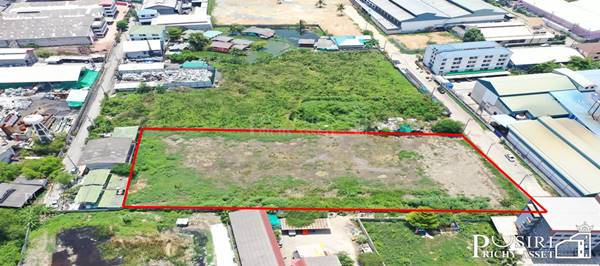 ที่ สวย เทพ 3.5 ไร่ พื้นที่สีม่วง สร้างโรงงานได้ทุกประเภท ถมพร้อมใช้ พร้อมรั้ว 50% เทรลเลอร์สบาย ใกล้ ถ.เอกชัย และ พระราม 2 เพียง 1 กม.