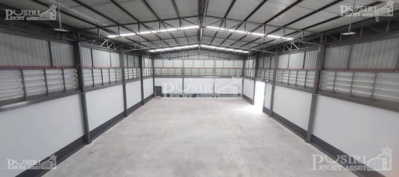 โรงงานโมเดิร์น ขนาดกระทัดรัด 227 วา ราคาพิเศษ เพียง 9.9 ล้าน พร้อมออฟฟิต 2 ชั้น พื้นที่ 554 ใกล้ ถ. เศรษฐกิจ 1  KK4938S