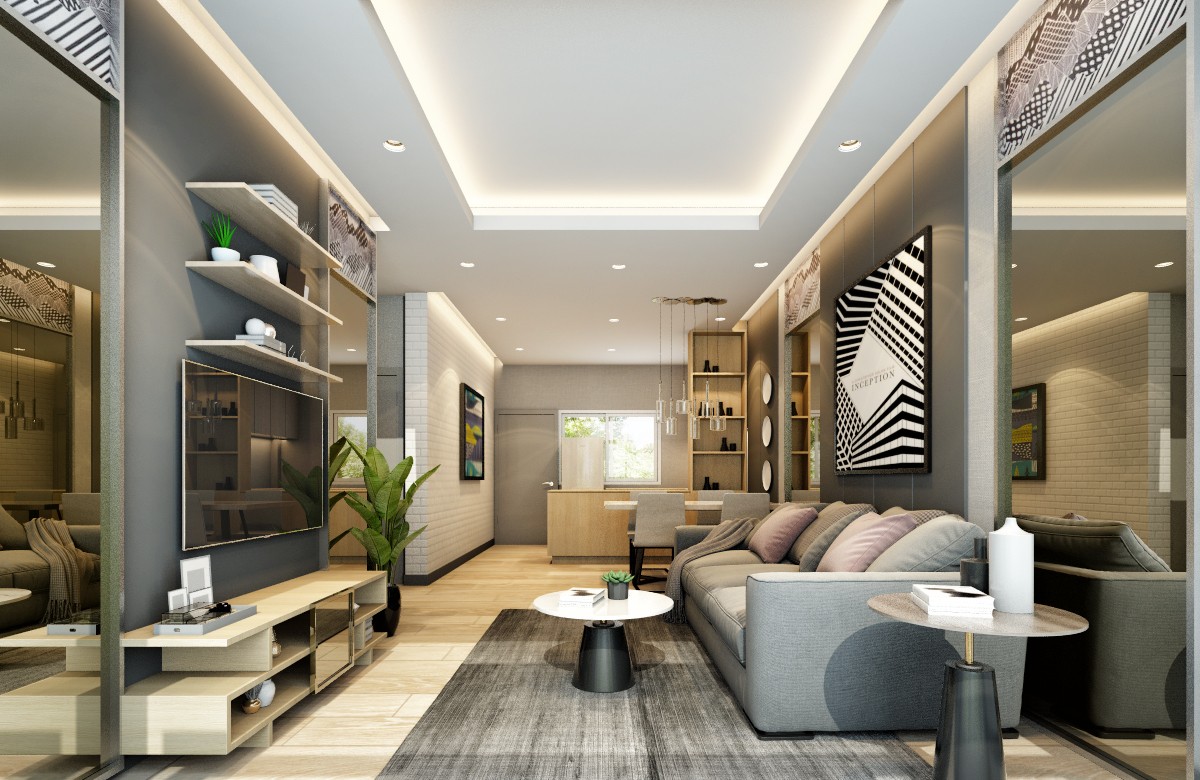 ขายบ้านเดี่ยวมือหนึ่งชั้นเดียว ม.แกรนดิโอ บ้านบึง บ้านสวย ติดวิวภูเขา ทำเลสุดปัง จ.ชลบุรี