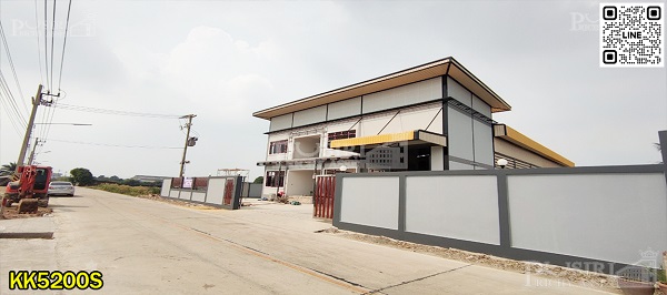 Presale โรงงานใหม่ 1 ไร่ 80 พื้นที่ใช้สอย 930 ตร.ม. ขอใบ รง.4 ได้ ใกล้ ถ. เศรษฐกิจ มีพื้นที่ต่อเติมด้านข้าง ต่อเติมได้อีก 400 ตร.ม.  kk5200s