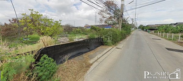 สร้างโรงงานได้ 13,000 ตร.ม. กับที่สีม่วงเกือบ 13 ไร่ ฮวงจุ้ยดีหน้ากว้าง 94 ม. หันทิศใต้ รถเทรลเลอร์เข้า - ออกสะดวก ใกล้ถนนเศรษฐกิจเเละพุทธสาคร kk5113s