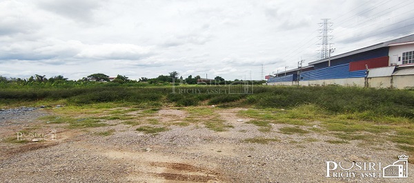 ที่สีม่วง ถมพร้อมใช้ 6 ไร่ สร้างโรงงานใหญ่ได้ทุกประเภท 7,000 ตร.ม. เทรลเลอร์เข้าออกสะดวก ใกล้ ถ . เศรษฐกิจ - พุทธสาคร KK5114S