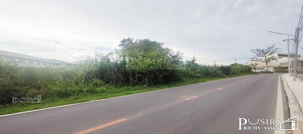 สร้างโรงงานสวย ที่ 4 ไร่ หน้ากว้างเด่น 111 ม. เทรลเลอร์เข้าออกสะดวก ติดถนนซอยราษฏร์สามัคคี 5 ใกล้ถนนเศรษฐกิจเพียง 1.1 กม.  KK5119S