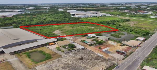 ขายที่ 10ไร่ ถมพร้อมใช้ เดินทางสะดวกบนถนน 4เลนส์ สาริน-พันท้าย ใกล้พระราม 2  - KK3182S