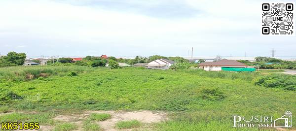 ขายที่สวย 1 ไร่เศษ ราคาพิเศษ สำหรับสร้างโรงงานได้หลายประเภทบนพื้นที่สีชมพู ถมพร้อมสร้าง ถ. เศรษฐกิจเพียง 1.5 กม. - kk5185s