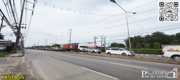 ขายที่สวย 1 ไร่เศษ ราคาพิเศษ สำหรับสร้างโรงงานได้หลายประเภทบนพื้นที่สีชมพู ถมพร้อมสร้าง ถ. เศรษฐกิจเพียง 1.5 กม. - kk5185s