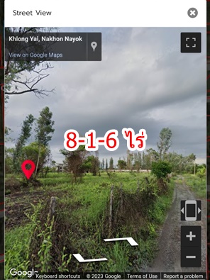 ขาย ที่ดินเปล่า 8ไร่ 1งาน 6ตารางวา ซ.หมู่บ้านสวนคลอง14 คลองใหญ่ องครักษ์ นครนายก ใกล้ มหาลัยศรีนครินทร์วิโรฒ