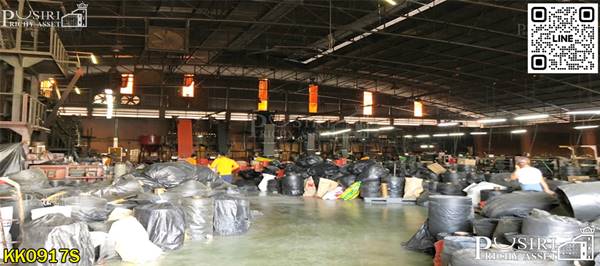 ขายโรงงานพลาสติก 7 ไร่ ตัวโรงงานโปร่งโล่งไร้เสากลาง 3,660 ตร.ม. รับโหลดถึง 5 ตัน/ตร.ม. พร้อมสำนักงาน ใกล้พระราม 2 ซอยสาริน โคกขาม - KK0917S