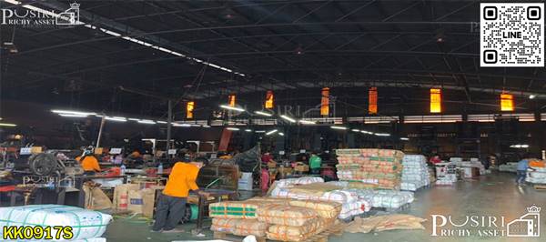 ขายโรงงานพลาสติก 7 ไร่ ตัวโรงงานโปร่งโล่งไร้เสากลาง 3,660 ตร.ม. รับโหลดถึง 5 ตัน/ตร.ม. พร้อมสำนักงาน ใกล้พระราม 2 ซอยสาริน โคกขาม - KK0917S