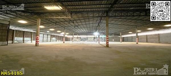 แค่ 45 บาท/ตร.ม. กับโกดังให้เช่านครปฐม 2,000 ตร.ม. ใกล้ ถ. เพชรเกษมเพียง 900 ม. เก็บของได้มากพื้นรับ 3 ตัน เทรลเลอร์เข้าได้ - kk5418s