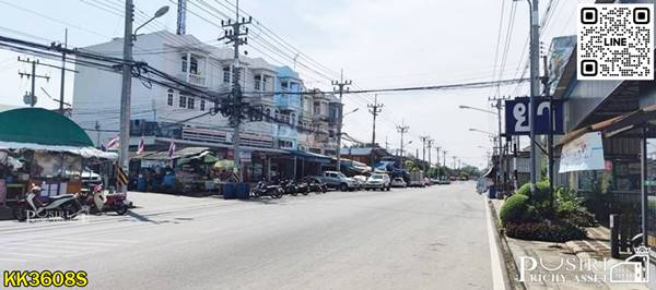 ขาย ที่สวย สร้างโรงงาน 3 ไร่เศษ 2 แปลงสุดท้าย ของโครงการ เป็นส่วนตัว ถมแล้วพร้อมใช้ อยู่พันท้ายใกล้เส้นสาริน - KK3608S