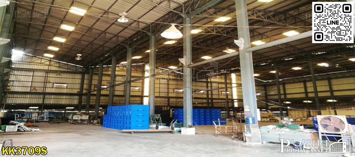 เช่าโรงงาน 1,759-8,976 ตร.ม. พื้นที่สีม่วง รถเทรลเลอร์เข้า-ออกสะดวก สังเกตง่ายติดถนนเศรษฐกิจ KK3709S