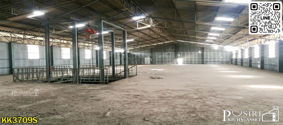 เช่าโรงงาน 1,759-8,976 ตร.ม. พื้นที่สีม่วง รถเทรลเลอร์เข้า-ออกสะดวก สังเกตง่ายติดถนนเศรษฐกิจ KK3709S