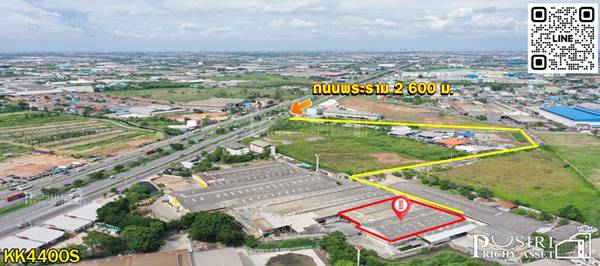 แบ่งให้เช่าโกดัง 900-1,900 ตร.ม. ทำเลดีใกล้เซ็นทรัลมหาชัย มีรปภ.คอยดูแล เข้าออกสะดวกเชื่อมต่อ ถ.เอกชัย ใกล้พระราม 2 เพียง 600 ม. - KK4400S