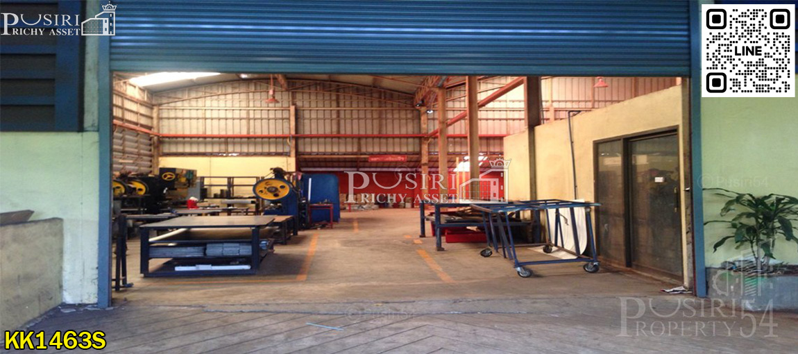 สร้างรายได้ทันที โรงงานผลิตอุปกรณ์ดับเพลิง 2 ไร่ เพิ่มช่องทางให้รถขนส่ง มีพื้นที่จอดรถรอโหลด ง่ายต่อการใช้ชีวิตทั้งคุณและพนักงาน ใกล้ถนนบางปลา-เศรษฐกิจ - KK1463S
