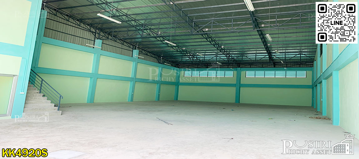 ให้เช่าโกดัง 480 ตร.ม. มี 6 หลัง พร้อมออฟฟิต 2 ชั้น เดินทางสะดวก ถ. พระราม 2 KK4920S