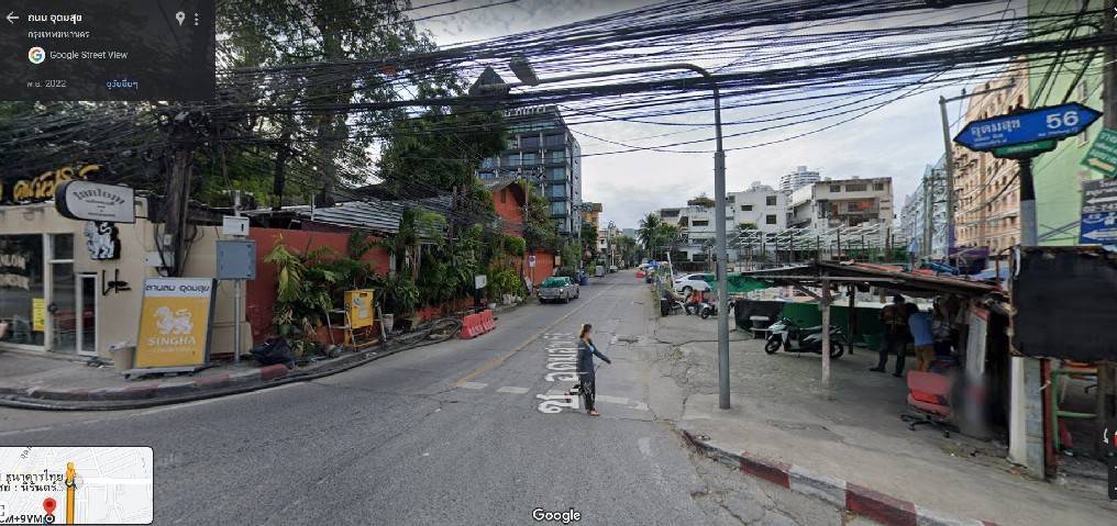 ขายที่ดินสวยไม่ต้องถม 102 ตรว.ในซอย อุดมสุข 56