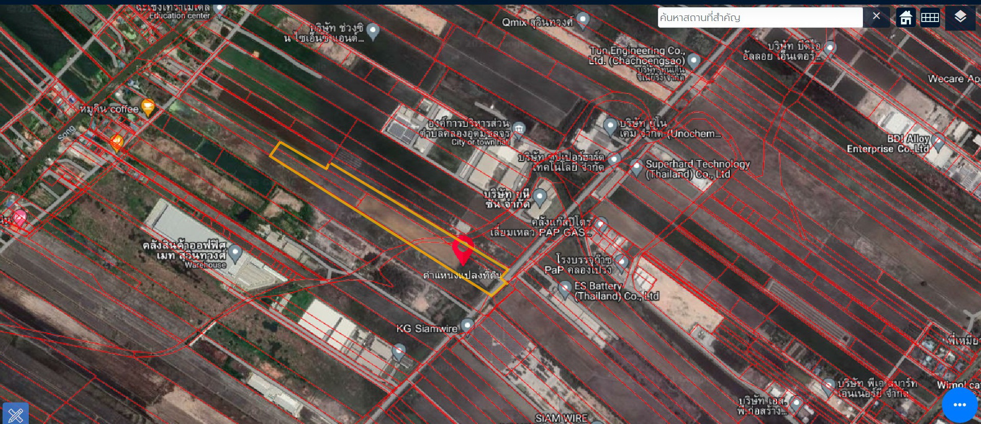 ขาย ที่ดินสวยติดถนน ผังสีม่วง 41 ไร่เศษ ใกล้สุวรรณภูมิ เพียง 4.8ล้าน/ไร่