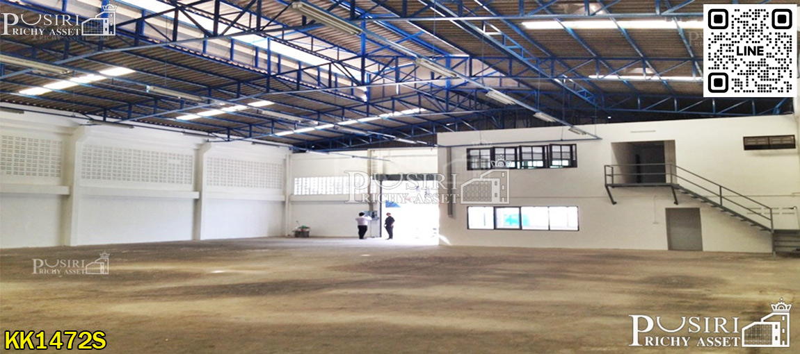 ให้เช่าโรงงานพร้อมสำนักงาน สภาพใหม่ 650 ตร.ม. เดินทางสะดวก ในซอยเพชรเกษม 93  KK1472R