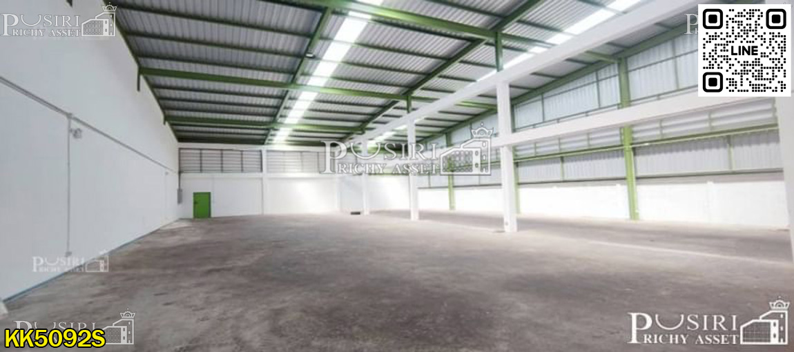ให้เช่าโกดังใหม่ ติดถนนกาญจนา ราคาพิเศษ ขนาดเริ่ม 411 - 822 ตร.ม. เดินทางสะดวก ขนส่งง่าย kk5092s