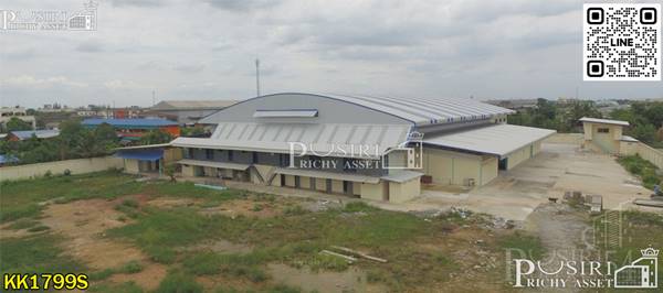 คุ้มค่าพร้อมใบอนุญาตพิเศษ โรงงานใหม่ ใหญ่กว่า 3,000 ตารางเมตร  สะดวก ง่าย ใกล้ถนนพระราม 2 - KK1799S