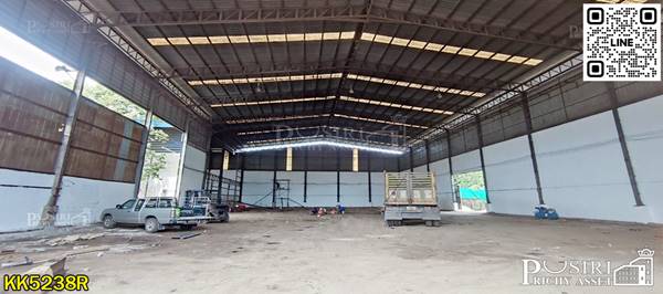 ให้เช่าโกดัง 2 ขนาด 1.5 และ 3.75 ไร่ ใกล้ ถ. เอกชัย บางบอน 4 เก็บของได้เยอะ พื้นรับ 3.5 ตัน ใช้เทรลเลอร์ได้ + จอดเทรลเลอร์ได้นับสิบคัน - kk5238s