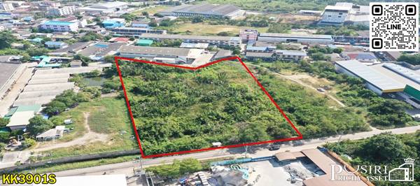 ขยายโรงงานใหม่ได้ทันที บนที่ถมแล้วเกือบ 5 ไร่ ทำเลดีและเดินทางสะดวก เชื่อมต่อถนนพระราม 2 - KK3901S
