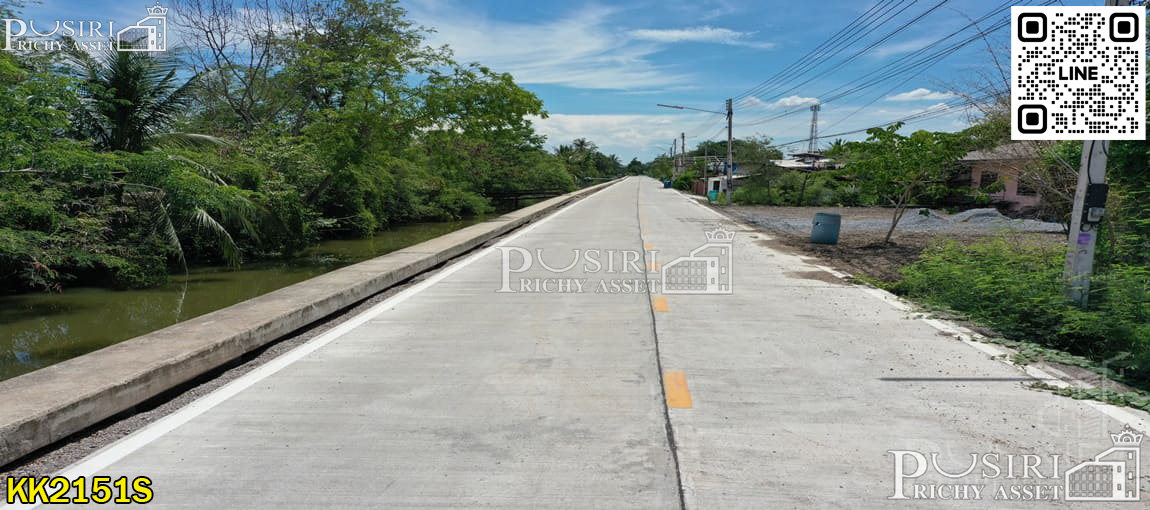โรงงาน 6 ไร่ 3 งาน สำหรับคนชอบที่ดินแปลงสวยหน้ากว้าง 200 กว่าเมตร ติดถนนใกล้พระราม 2 พร้อมรายการต่างๆครบถ้วน  KK2151S