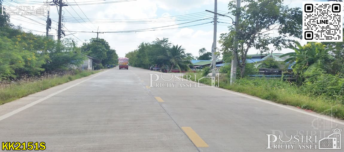 โรงงาน 6 ไร่ 3 งาน สำหรับคนชอบที่ดินแปลงสวยหน้ากว้าง 200 กว่าเมตร ติดถนนใกล้พระราม 2 พร้อมรายการต่างๆครบถ้วน  KK2151S