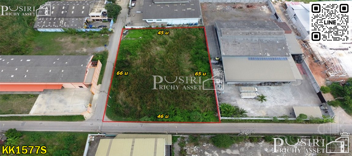เธองามเหลือเกิน ! ที่สีม่วง 880 วา ติดถนนถึง 2 ด้าน ด้วยหน้ากว้าง 46 - 66 ม. เดินทางสะดวกทั้ง ถ.เศรษฐกิจ และ พุทธสาคร kk1577s