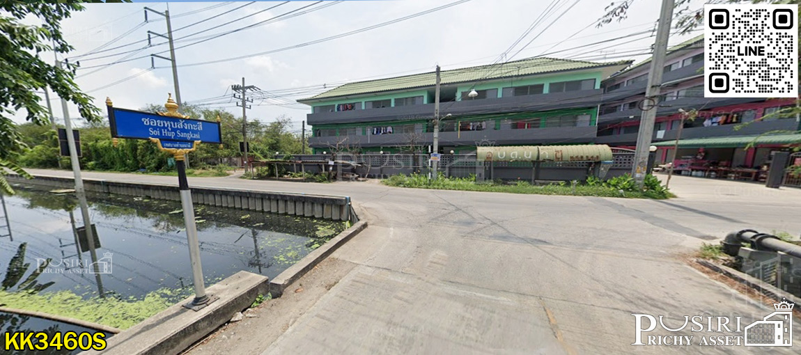 ที่ดิน 14 ไร่เศษ ติดถนน 2 ด้าน พร้อมหน้ากว้าง 276 ม. ถนนเลียบคลองสี่วา-เอกชัย KK3460S