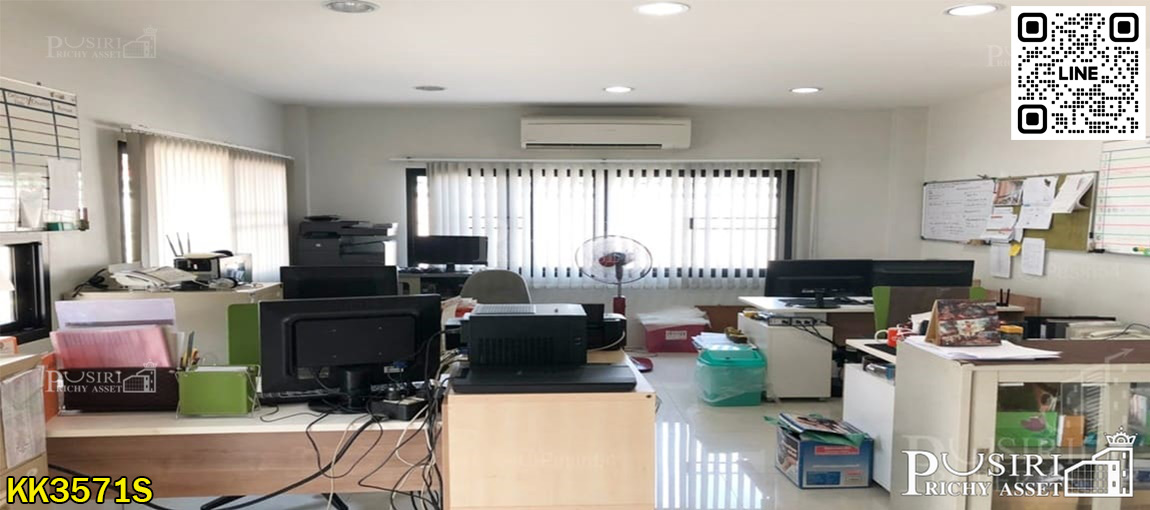 โรงงาน 2 ชั้น 361 วา สภาพใหม่กิ๊บๆ พื้นที่ใช้สอยเน้นๆ 1,200 ตร.ม. สาธารณูปโภคครบ จับจ่ายใช้สอยง่าย ใกล้ ถ.เศรษฐกิจ KK3571S